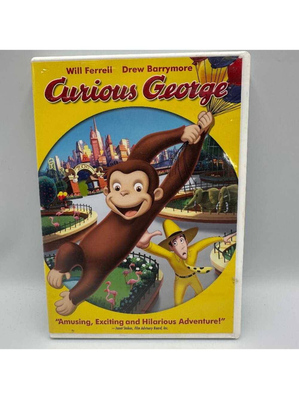 Curious George 2006 Universal Will Ferrell Drew Barrymore Animated Family DVD